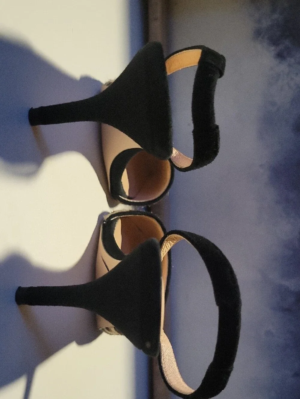 J. Crew Leopard-Print Pointed Slingback Heels with Black Trim